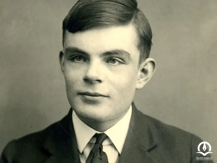 تصویر Turing Alan دانشمند، ریاضیدان و مهندس‌کامپیوتری