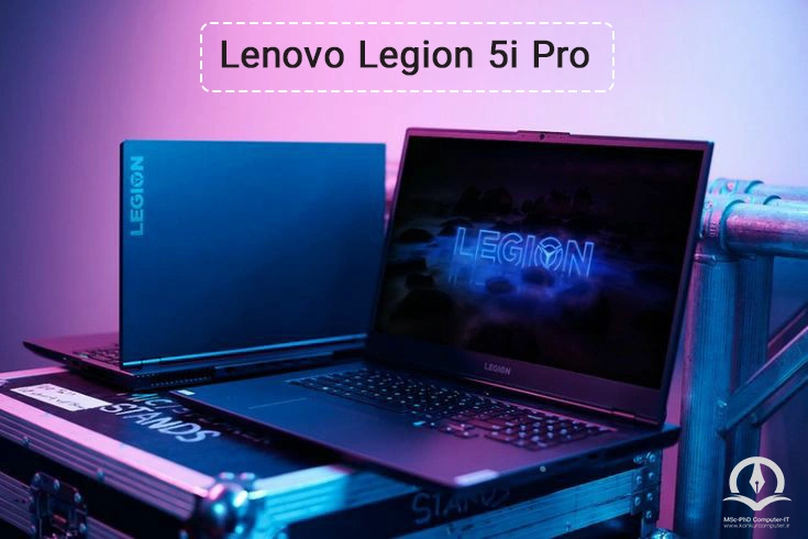 این تصویر لپ تاپ Lenovo Legion 5i Pro است.