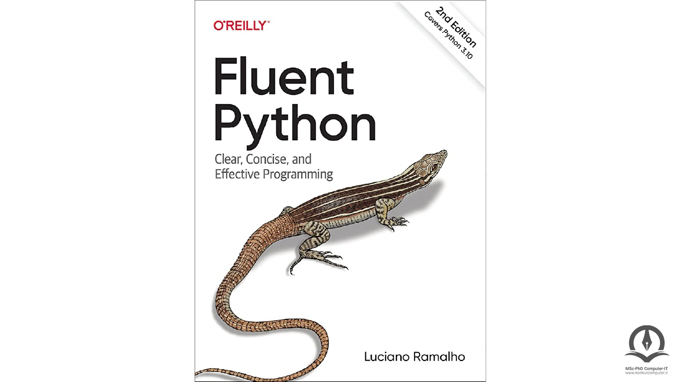 تصویری از جلد کتاب Fluent Python