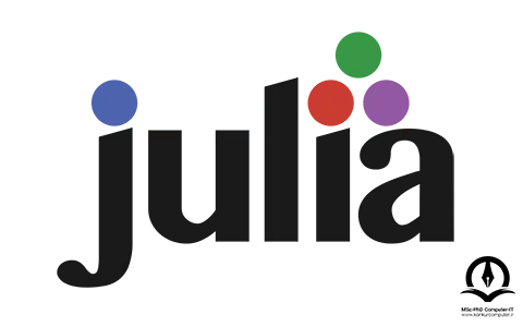 لوگو زبان برنامه نویسی Julia