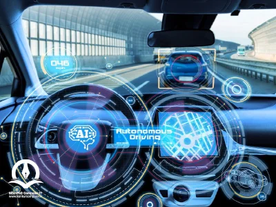 تصویری از خودرو های خودران در هوش مصنوعی