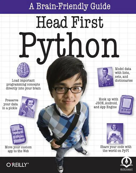 کتاب Head-First Python اثر Paul Barry برای آموزش پایتون
