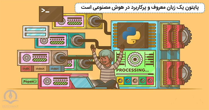 پایتون یک زبان معروف در هوش مصنوعی است