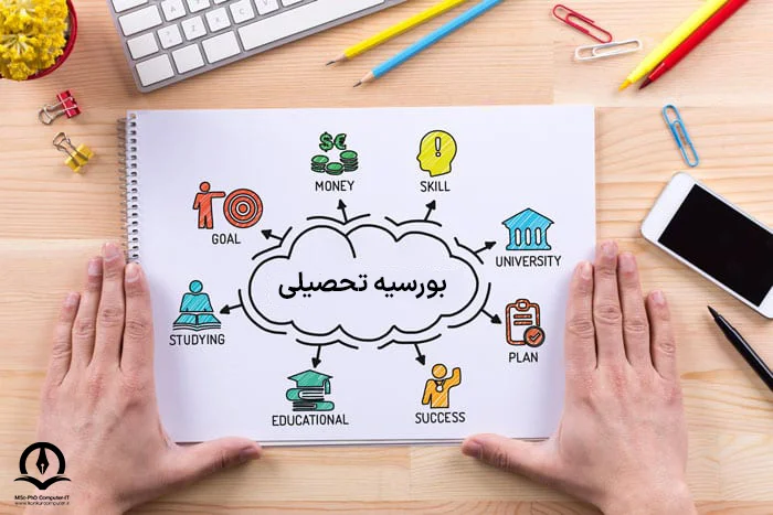 تصویری از چارت بورسیه تحصیلی