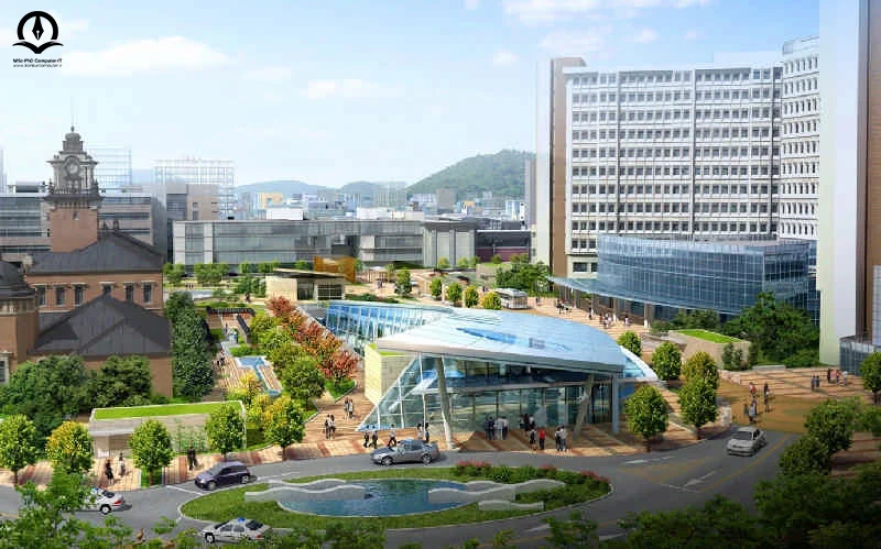 تصویری از دانشگاه ملی سئول در کره جنوبی