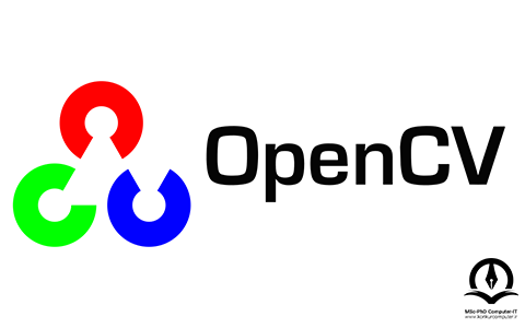 لوگو کتابخانه Opencv برای پردازش تصویر