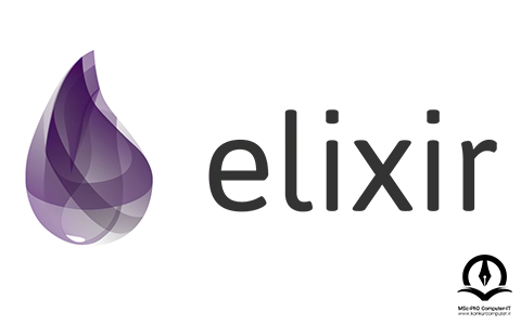 لوگو زبان برنامه نویسی Elixir