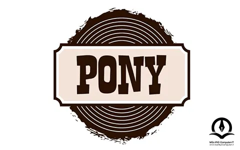 لوگو زبان برنامه نویسی Pony 