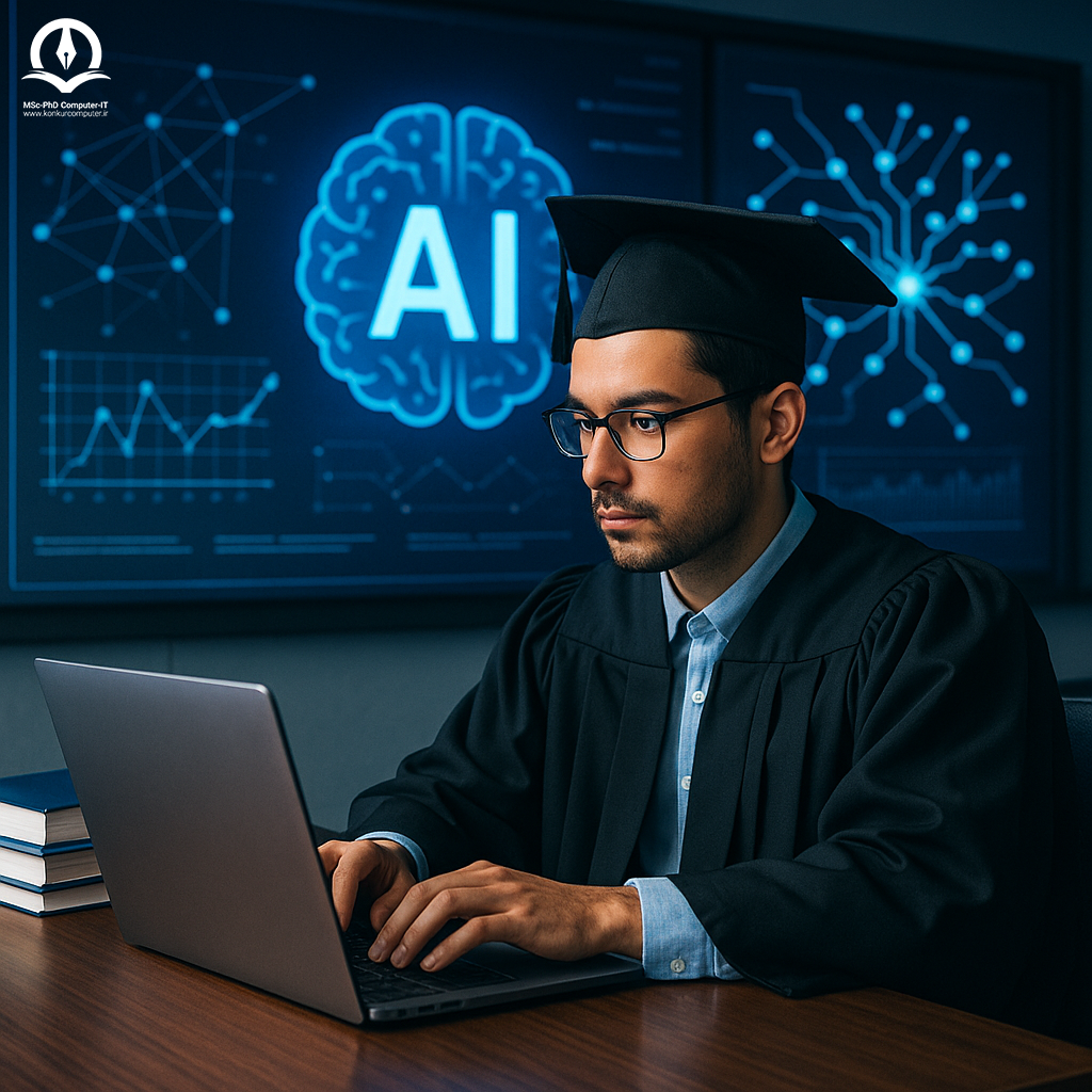 تصویری از یک دانشجوی دکترا هوش مصنوعی