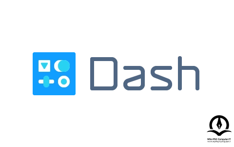 لوگو فریم ورک Dash در زبان پایتون