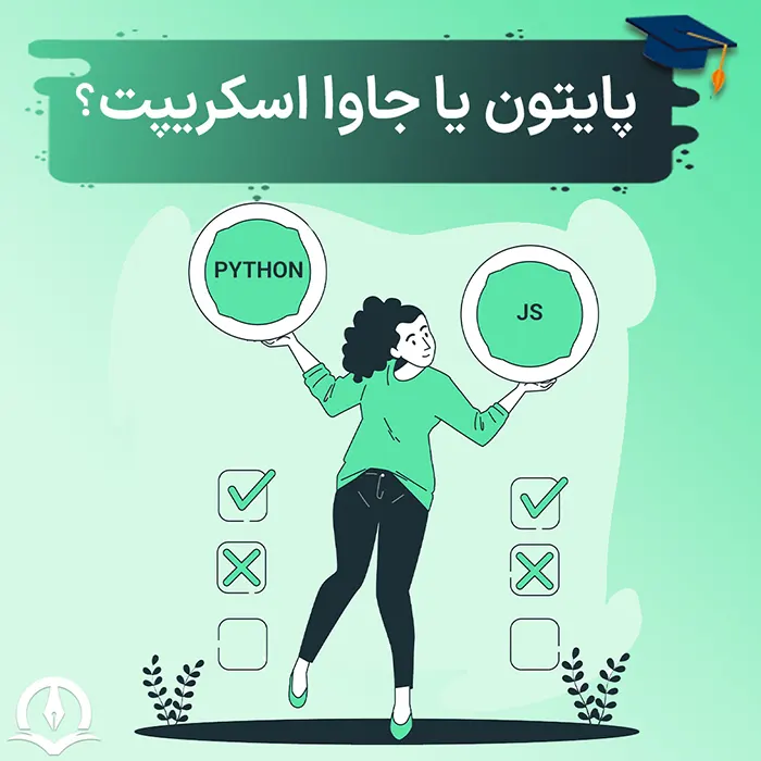 پایتون یا جاوا اسکریپت؟ – پایتون بهتر است یا جاوا اسکریپت