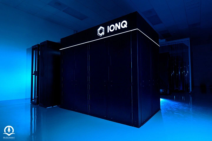 تصویری از کامپیوتر کوانتومی ساخته شده توسط شرکت IonQ