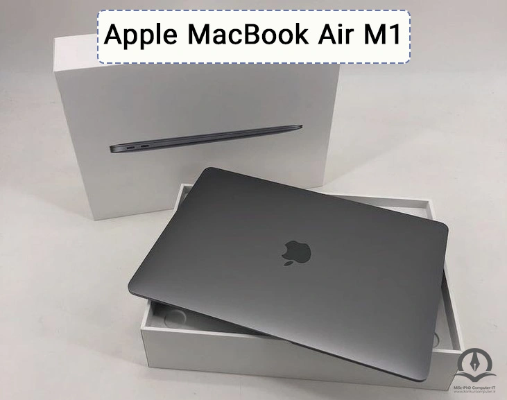 این تصویر لپ تاپ Apple MacBook Air M1 است.