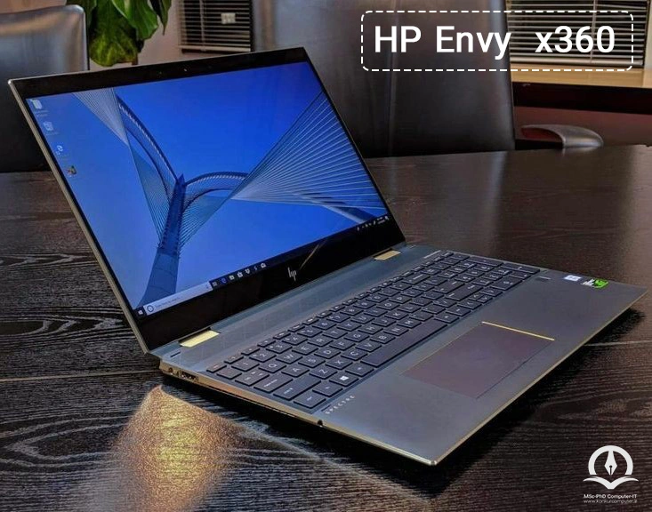 این تصویر لپ تاپ HP Envy  x360 است.