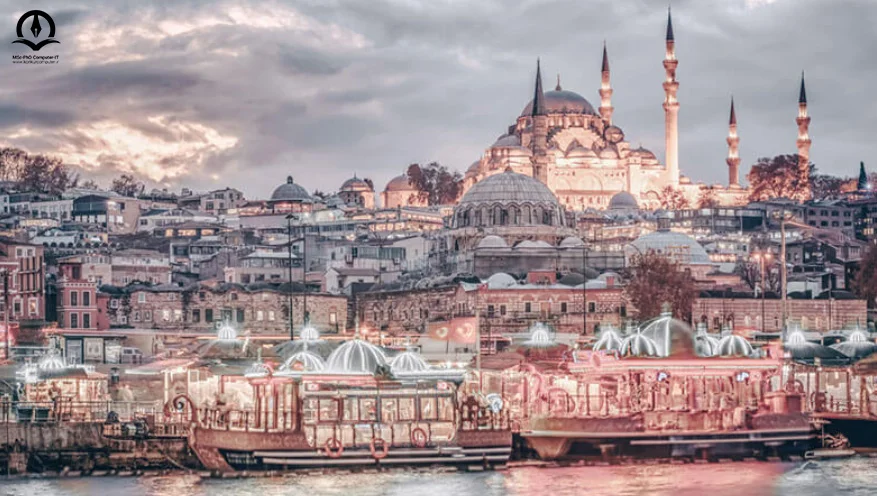 تصویری از استانبول یکی از شهرهای ترکیه