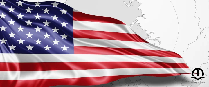 تصویری از پرچم آمریکا
