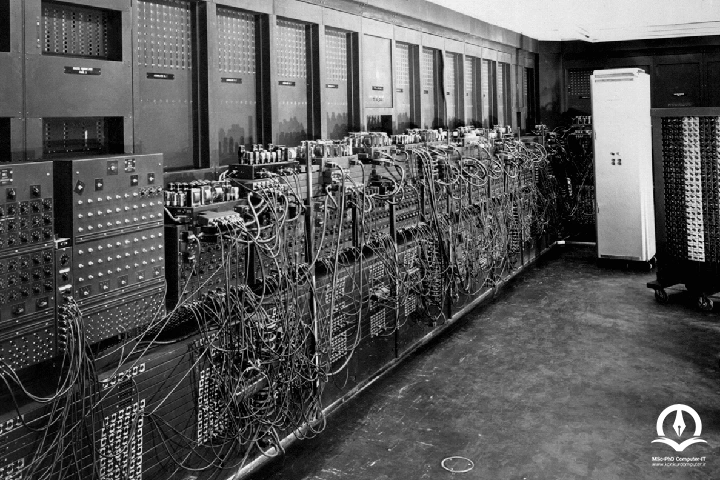 نخستین کامپیوتر دیجیتال، ENIAC و ابعاد بزرگ آن