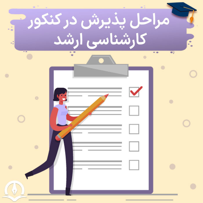 مراحل پذیرش در کنکور کارشناسی ارشد