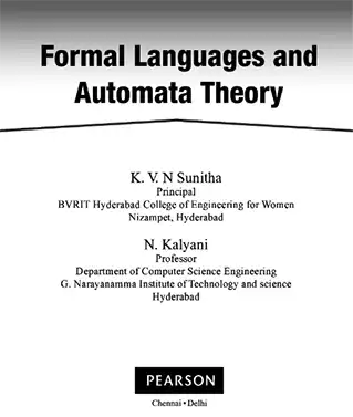 کتاب Formal Languages and Automata Theory